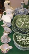 A collection of decorative china wares t