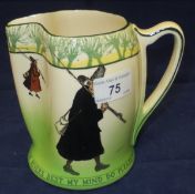 A Royal Doulton "Isaac Walton Ware" jug,