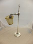 An Edwardian silver plated adjustable ta