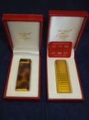 A Les Must de Cartier gold plated cigare