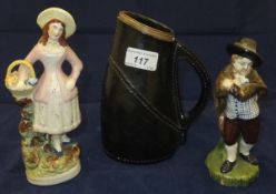 A Royal Doulton pottery leather jack, to