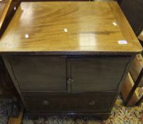 A 19th Century mahogany commode chest, t