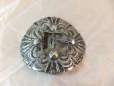 A 19th Century Dutch silver belt buckle