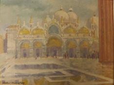 GWEN MANDLEY "St. Mark's Venice", oil on