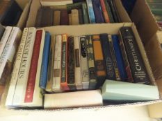 Fourteen boxes of books to include "Medi