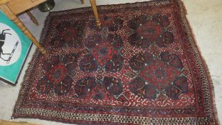 A Caucasian rug, the centre field with r