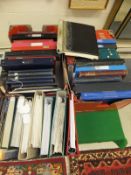 A collection of 47 Albums of British and World Stamps, first day covers, etc. CONDITION REPORTS A