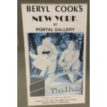A poster advertising "Beryl Cook's New Y