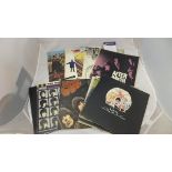 A collection of LP records to include The Rolling Stones "Aftermath", The Beatles "Revolver", The