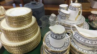 A collection of Crown Staffordshire "Bla