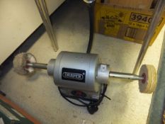 A Draper 200 ml 550 watt bench grinder w