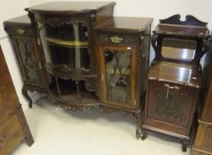 A circa 1900 mahogany side cabinet in th
