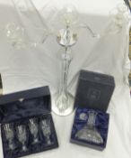 A cased set of four Stuart Crystal wines