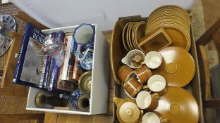 Two boxes of miscellaneous items to incl