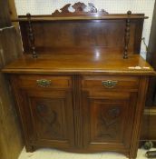 A 19th Century walnut chiffonier,