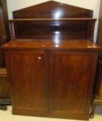 A Victorian mahogany chiffonier,