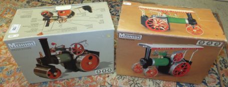 A Mamod steam roller (boxed), together with a Mamod steam tractor (boxed) (2) CONDITION REPORTS Both