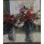 PAUL GAISFORD "Still life", watercolour, signed lower left, together with colour print,