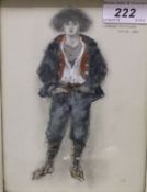 SELWYN IMAGE "Camillo Ferrara Roma. 1883", watercolour and pencil, initialled bottom right CONDITION