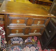 A 17th Century style side table,