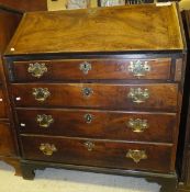 A mid 18th Century mahogany bureau,