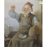 AFTER DEANES "Fishermen", pair of prints,