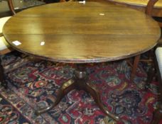 A 19th Century oak tea table,