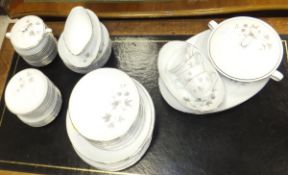 A collection of Noritake "Harwood" pattern dinner and tea wares to include oval platter,