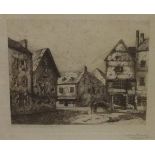 AFTER J EVANS "Views of Cirencester", a set of five assorted etchings,