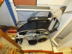 An Enigma Drive folding wheelchair