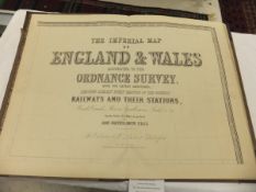 "The Imperial Map of England and Wales according to The Ordnance Survey with the latest additions