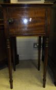 An early Victorian mahogany pot cupboard,