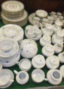 A collection of Limoges porcelain (for Chastagner & Cie) tea wares to include individual size