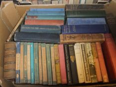 Four boxes of assorted books to include hunting titles and Penguin titles CONDITION REPORTS In