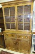 A Victorian pine dresser,