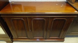 WITHDRAWN  A Victorian mahogany sideboard,