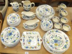 A quantity of Mason's "Regency" pattern tea and dinner wares to include three sizes of plates,