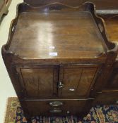 A George III mahogany night table,