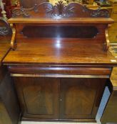 A Victorian mahogany chiffonier,