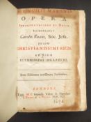 CAROLUS RUAEUS "P. Virgilii Maronis Opera", in Latin, printed T. Dring & G.