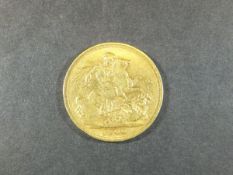 A Victorian 1900 gold sovereign