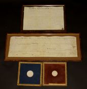 Two 18th Century American indentures relating to Pennsylvania in 1795 and 1779, together with two