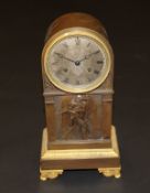 An early 19th Century French mantel clock, the movement by Pons dated 1827 and stamped "Medaille d'