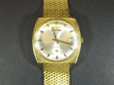 A gentleman's Ardath gold cased chronometer wristwatch,