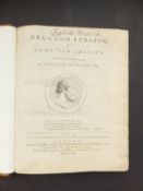 LUDOVICO ARIOSTO "Orlando Furioso", side by side translation of printed Italian by William Huggins