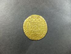 A 1703 Brazilian 4000 Reis coin