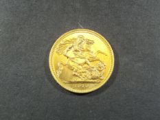 A Queen Elizabeth II 1979 gold sovereign