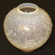 A Lalique "Gui" (Mistletoe) vase inscribed "R. Lalique" to base, 17 cm high CONDITION REPORTS Base