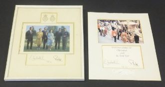 A framed and glazed image of the Royal Family with Captain Mark Phillips adapted from the 1976