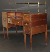 A 19th Century mahogany sideboard, possibly Scottish,